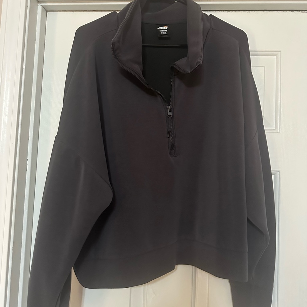 Avia Men's Black Quarter-Zip Pullover - Picture 2 of 2